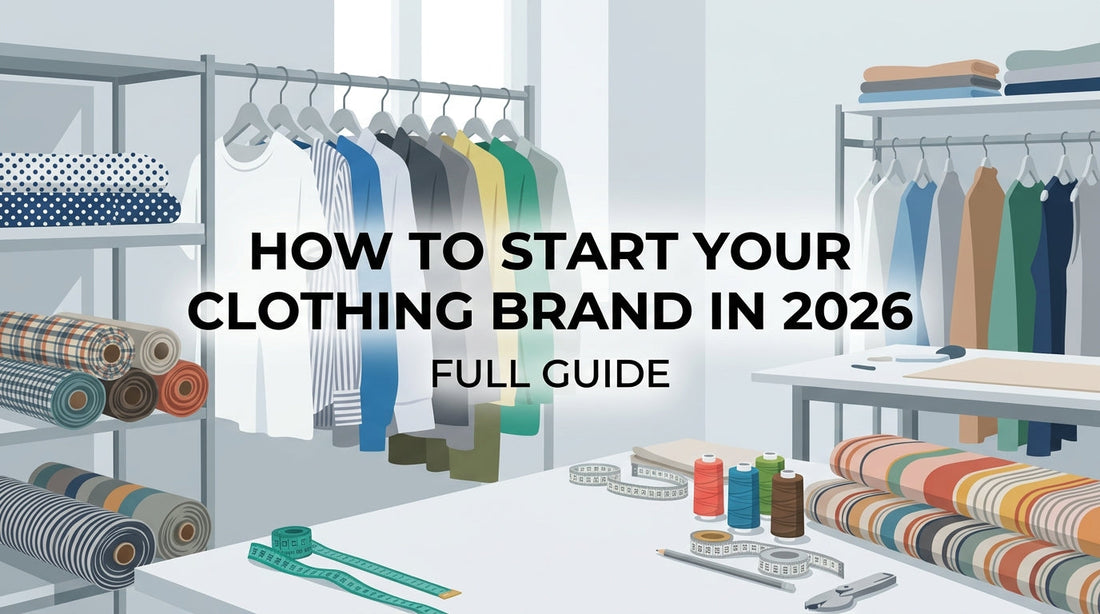 How to start your clothing brand in 2026