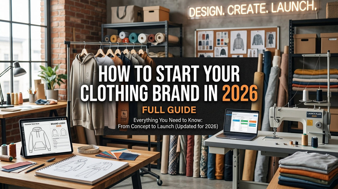 How to start your Clothing Brand in 2026 full guide