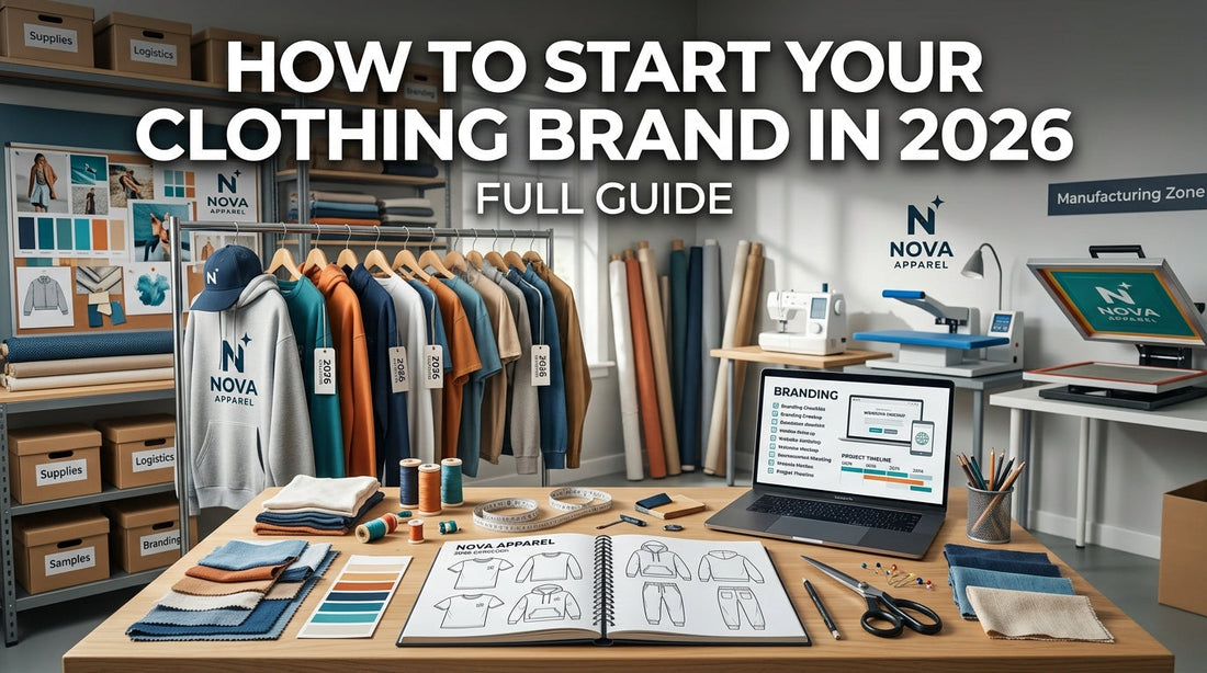 How to Start a Clothing Brand and Make Money in 2026 — Complete Guide