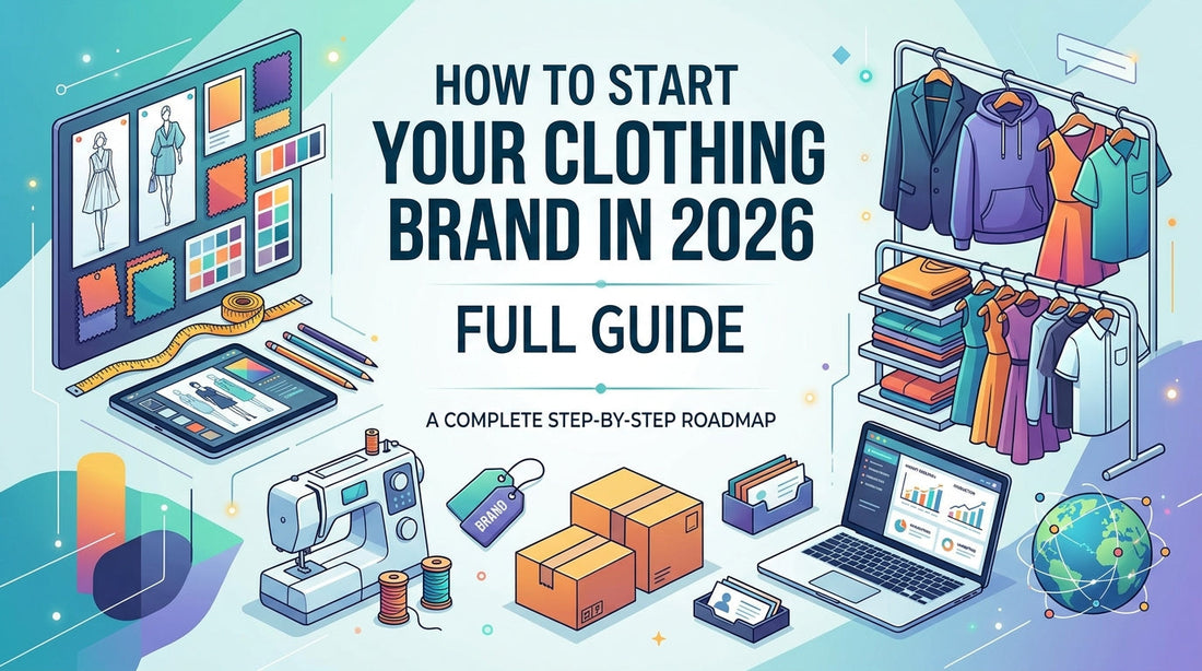 How to start your Clothing Brand in 2026 full guide