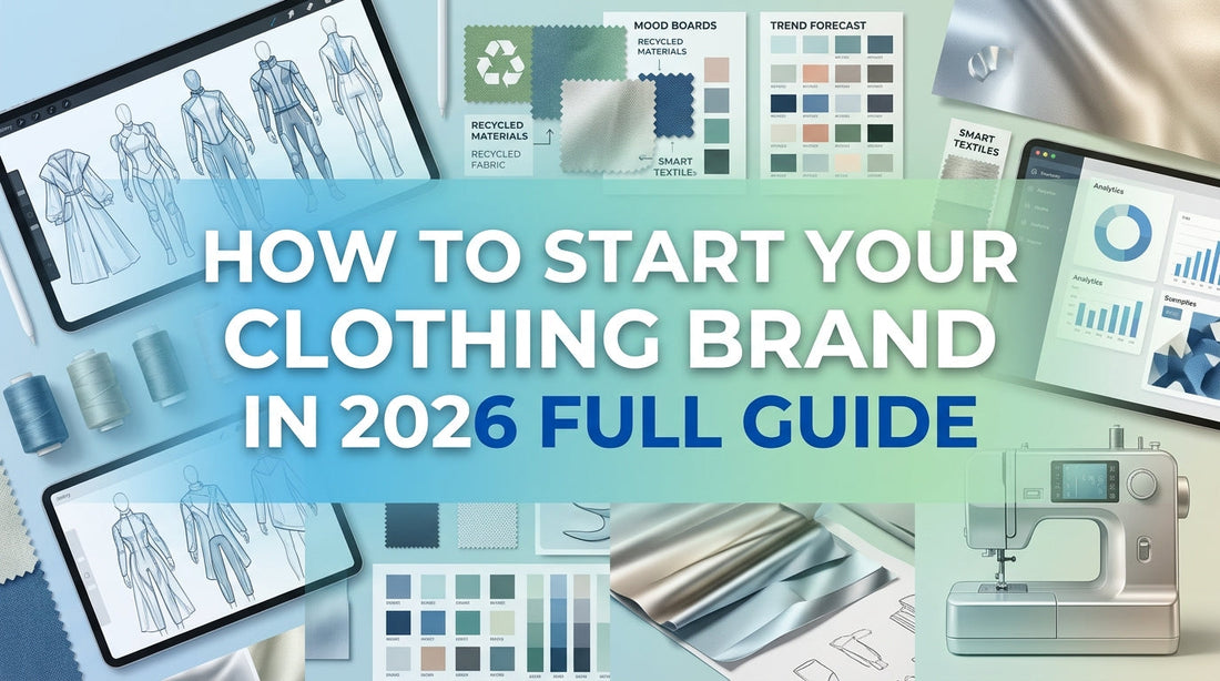 How to start your clothing brand in 2026
