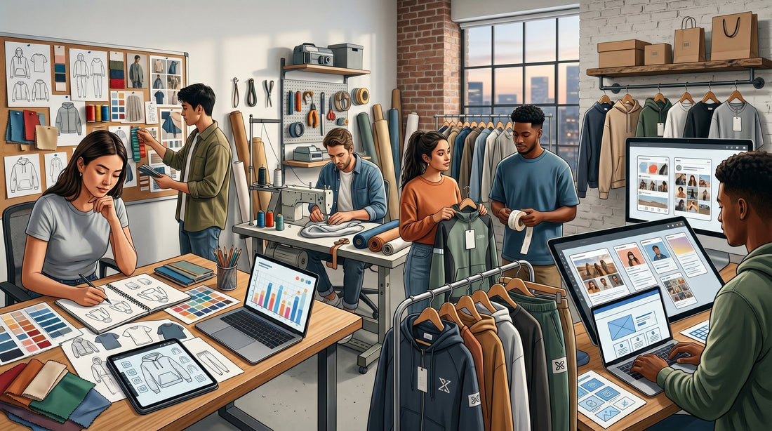 How to Launch Your Own Clothing Brand in 30 Days (Creator's Complete Guide)