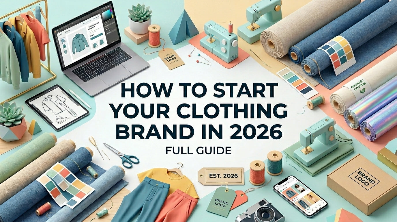 How to Start a Men's Clothing Brand in 2026 — Complete Guide
